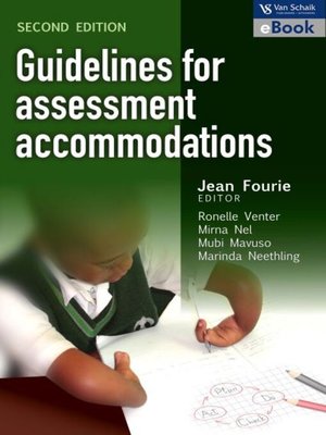 cover image of Guidelines for Assessment Accommodations